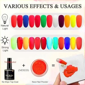 12 Colors Nail Powder