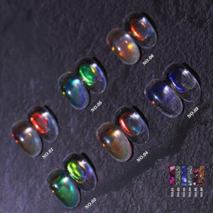Ice Transparent Aurora Nail Powder