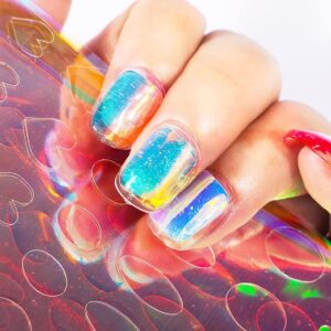Best Iridescent Nail Foil Stickers for DIY Nail Art
