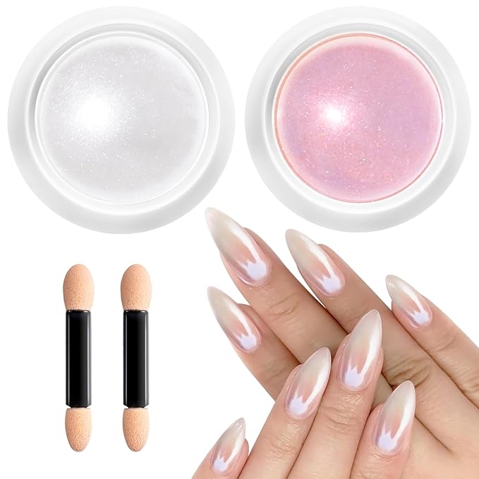 BISHENGYF Pearl Chrome Nail Powder