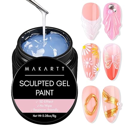 Makartt 3D Painting Clear Nail Gel